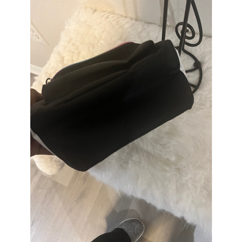 Adidas Santiago Unisex Insulated Small Lunch Bag Compact Black White Rainbow. - Picture 9 of 9